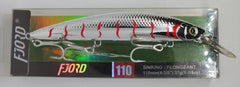 FJORD SILVER TIGER SINKING MINNOW 110MM 37G