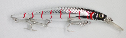 FJORD SILVER TIGER SINKING MINNOW 110MM 37G