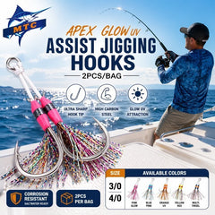 Apex Glow UV Assist Jigging Hooks