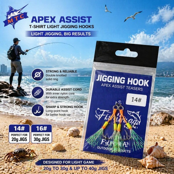 Apex Assist Light Jigging Hooks